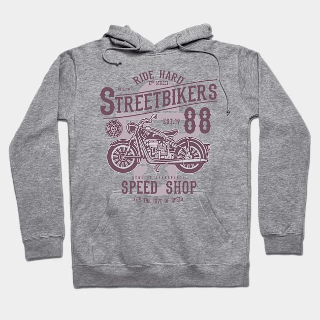 Street Bikers Hoodie by PaunLiviu